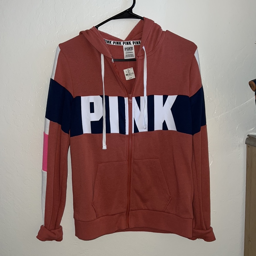 NWT PINK Zip-UP hoodie